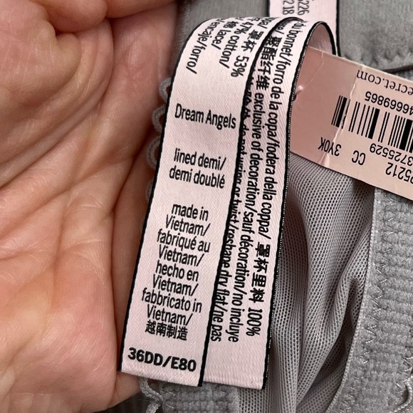 NWT Victoria’s Secret dream angels Demi bra size 36DD - Picture 3 of 4